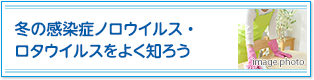 冬の感染症ノロウイルス・ロタウイルスをよく知ろう