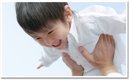 笑顔の子供