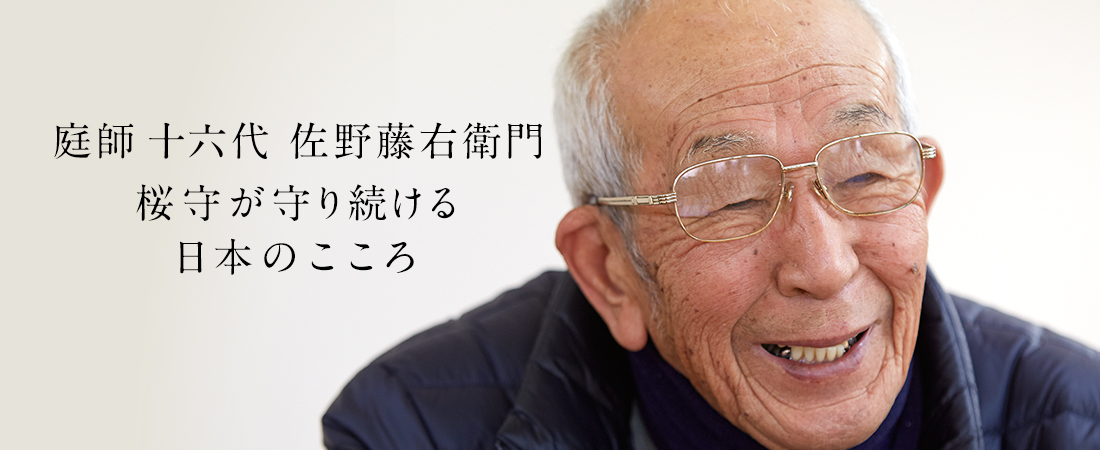庭師 十六代 佐野藤右衛門