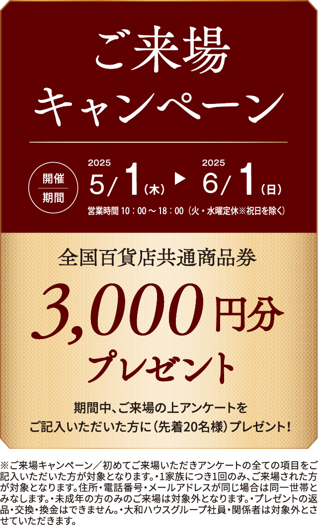 ご来場キャンペーン