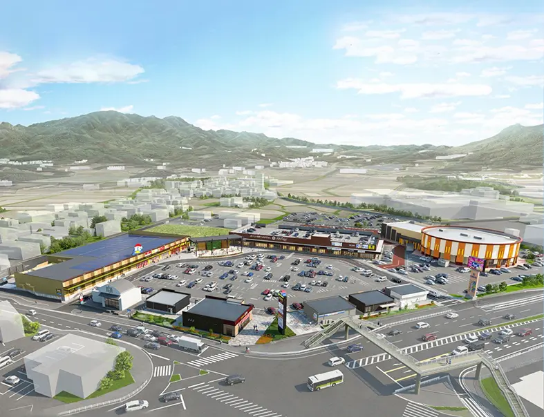 大型商業施設の外観