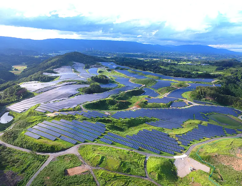 ソーラーパネルの写真