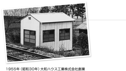 1955年（昭和30年）大和ハウス工業株式会社創業