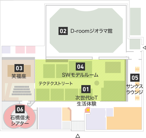 D-roomプラザ館 夢の見取り図