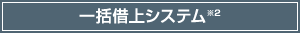 一括借上システム　※２