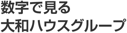 数字で見る大和ハウスグループ