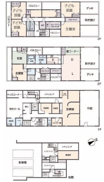 掲載の間取り図は設計図書を基に描き起こしたもので実際とは多少異なる場合があります。