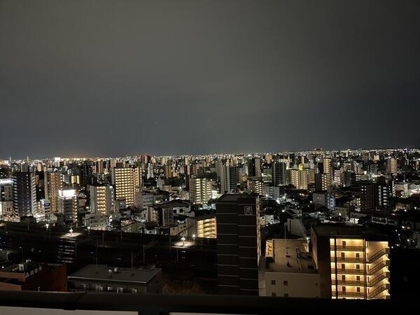 バルコニーから撮影