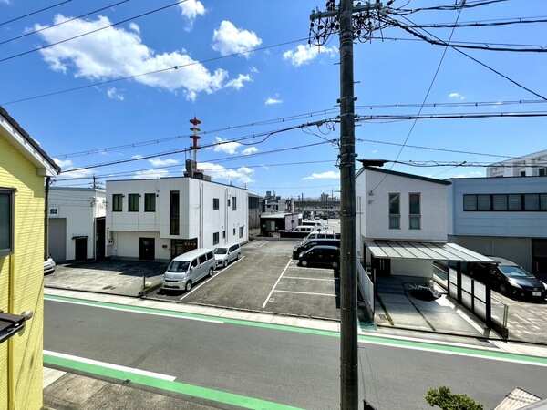南東向きバルコニーから撮影
