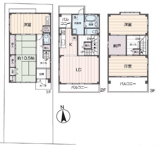 掲載の間取り図は設計図書を基に描き起こしたもので実際とは多少異なる場合があります。