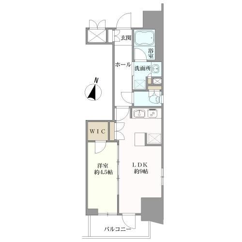 専有面積：３５．９６?・１ＬＤＫ