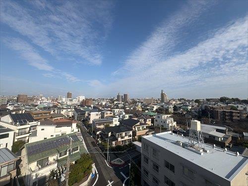 北東側バルコニーからの眺望