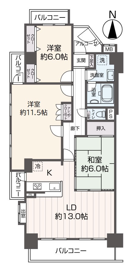 掲載の間取り図は設計図書を基に描き起こしたもので実際とは多少異なる場合があります。