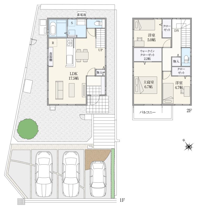 掲載の間取り図は設計図書を基に描き起こしたもので実際とは多少異なる場合があります。