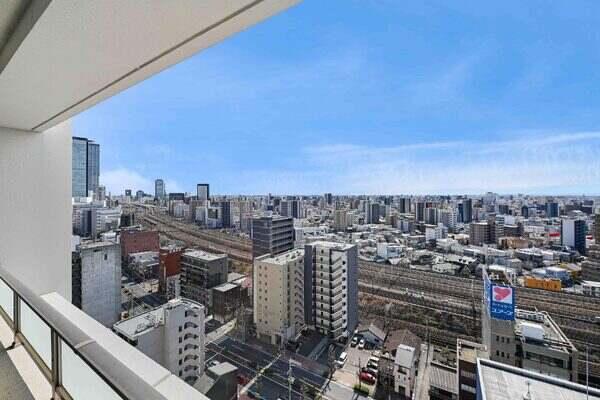 南側バルコニーから撮影