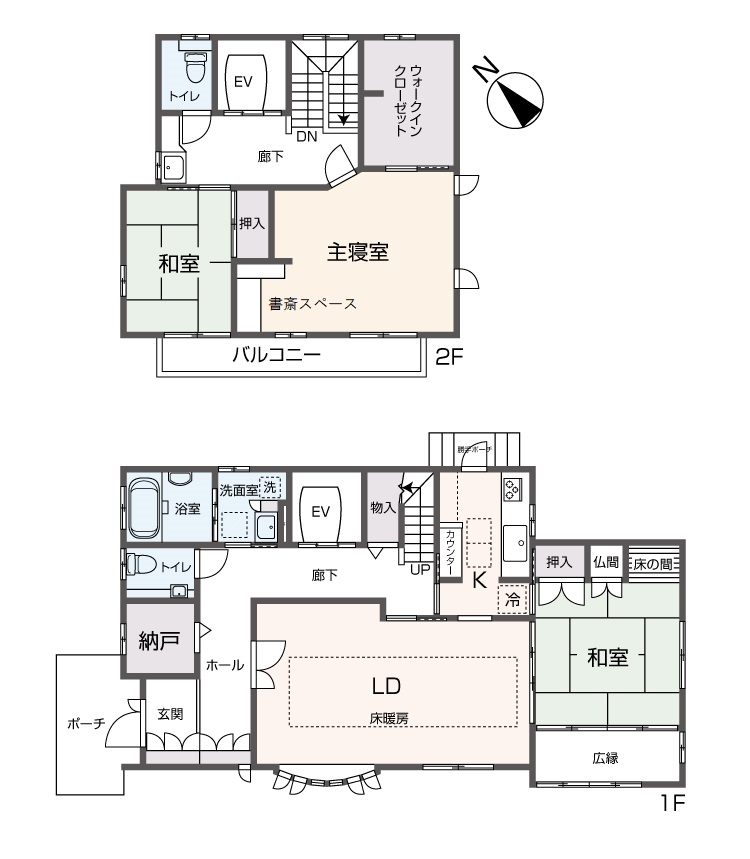 掲載の間取り図は設計図書を基に描き起こしたもので実際とは多少異なる場合があります。