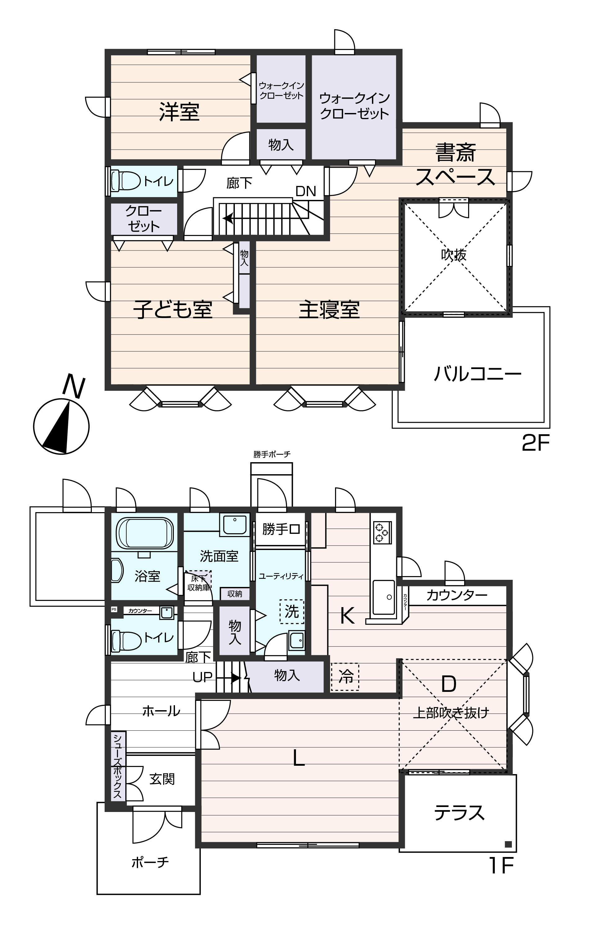 掲載の間取り図は設計図書を基に描き起こしたもので実際とは多少異なる場合があります。