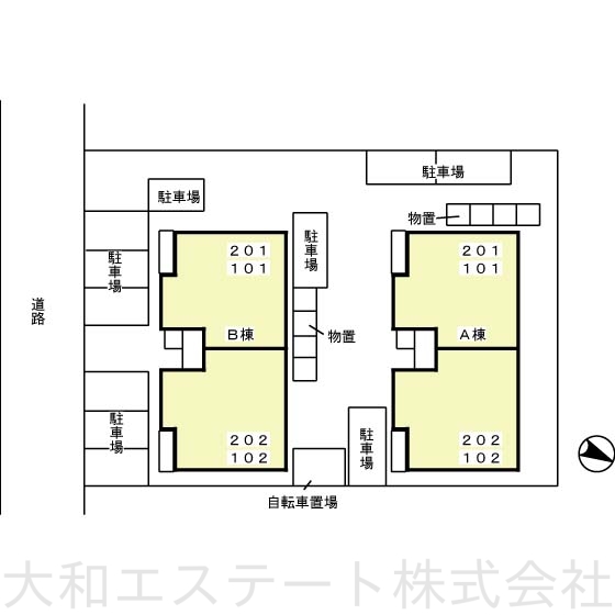 敷地配置図