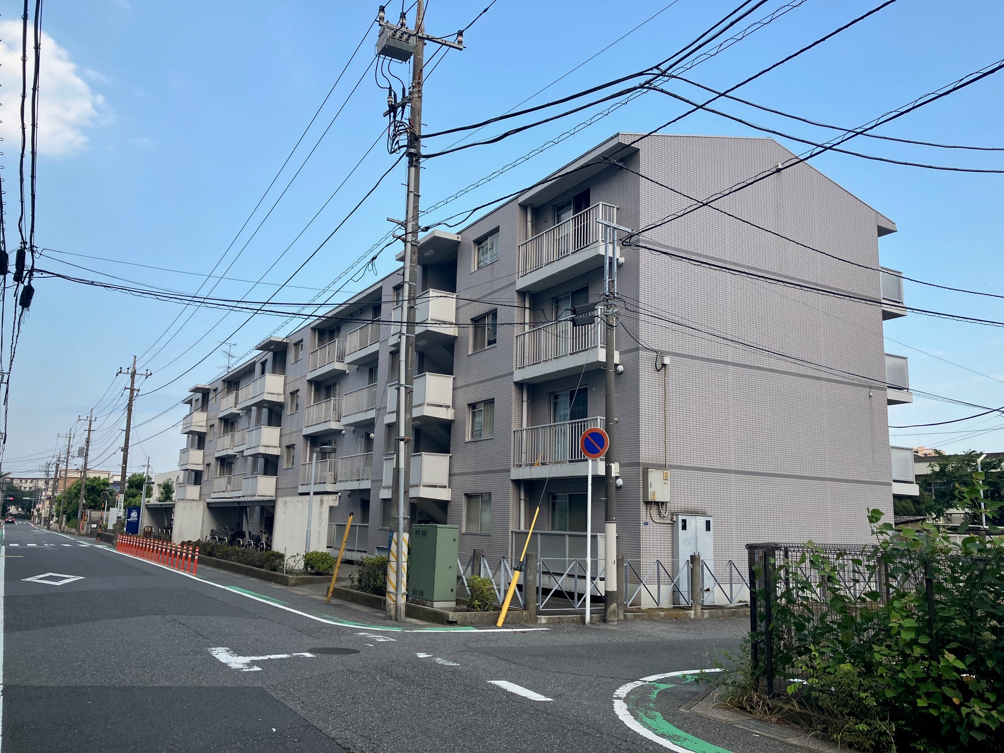 エルコート天台　北西側外観