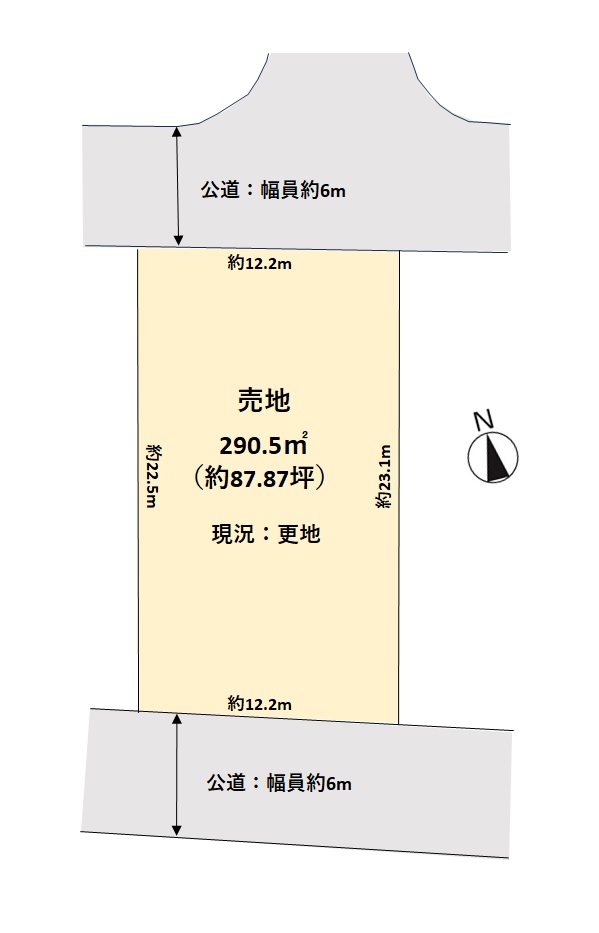 区画図　※図面と現況が異なる場合は現況を優先します。