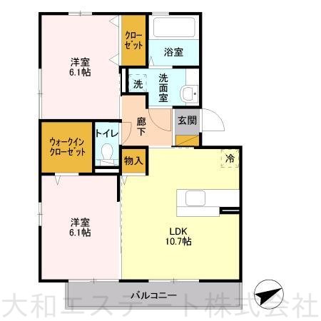間取図(205号室)