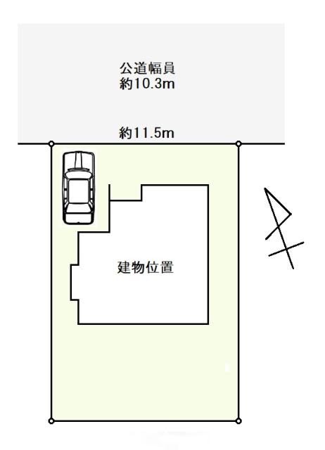 前面道路含む現地写真  写真撮影日：2025-08-07