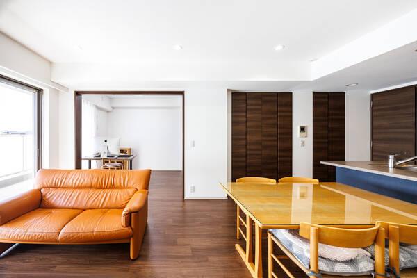 11.6帖のリビング・ダイニング。細かな収納もあり使いやすいリビング・ダイニングとなっています。