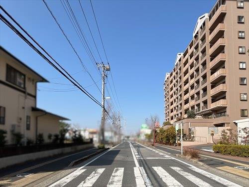 前面道路（２０２６年２月撮影）
