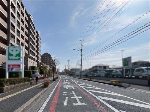 前面道路（２０２６年２月撮影）