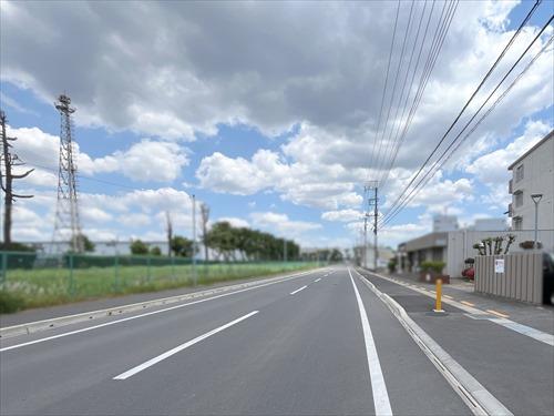 前面道路（２０２６年５月撮影）