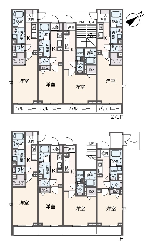 掲載の間取り図は設計図書を基に描き起こしたもので実際とは多少異なる場合があります。