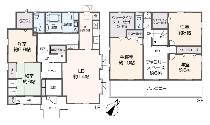 掲載の間取り図は設計図書を基に描き起こしたもので実際とは多少異なる場合があります。