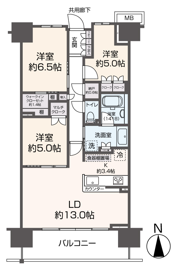 掲載の間取り図は設計図書を基に描き起こしたもので実際とは多少異なる場合があります。