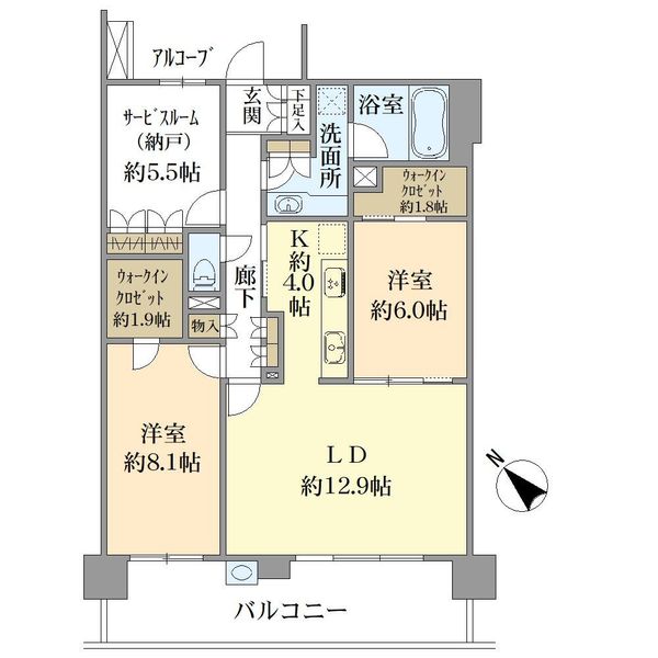 間取図(平面図)