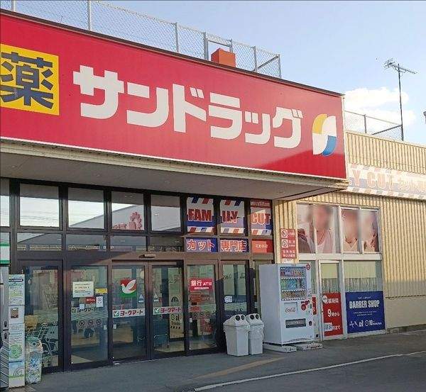 サンドラッグ 花野井店 約110m