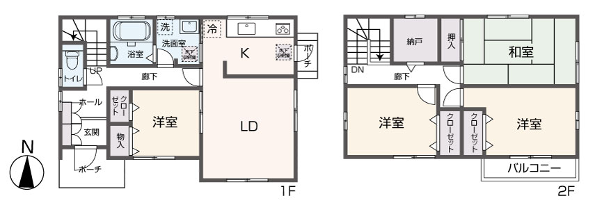 掲載の間取り図は設計図書を基に描き起こしたもので実際とは多少異なる場合があります。