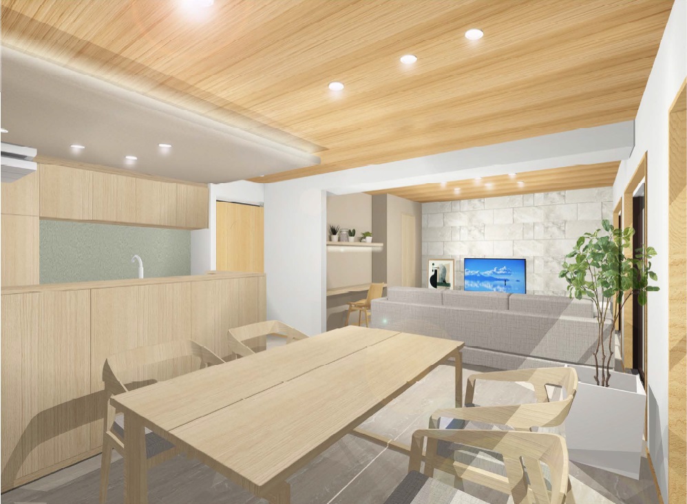 リフォーム後完成予想図／設計図書を基に描き起こしたもので実際とは多少異なる場合ががあります。