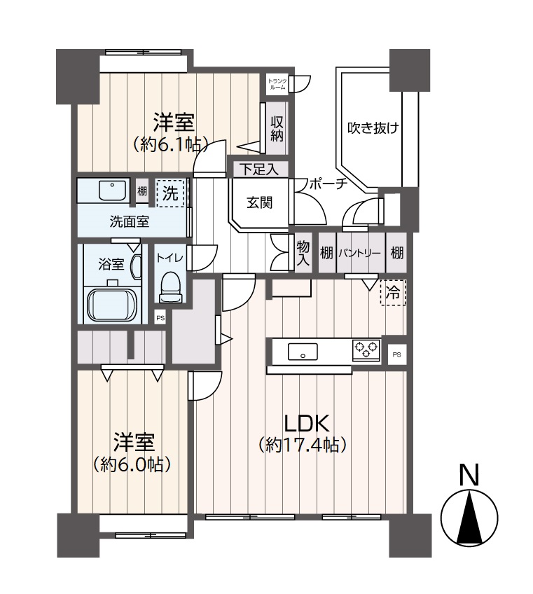掲載の間取り図は設計図書を基に描き起こしたもので実際とは多少異なる場合があります。