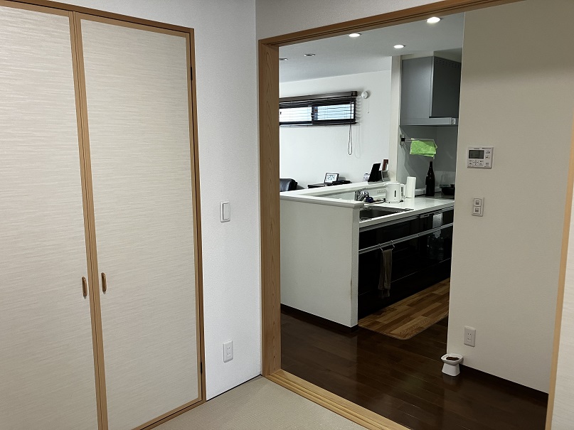 和室からキッチン