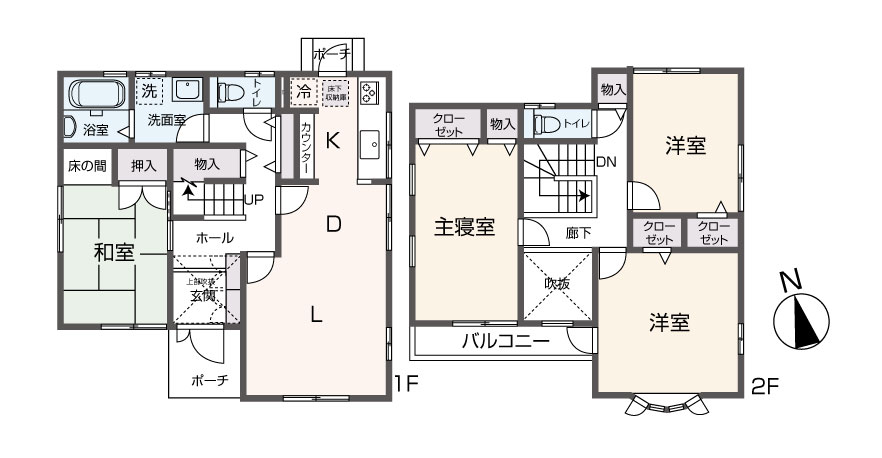 掲載の間取り図は設計図書を基に描き起こしたもので実際とは多少異なる場合があります。