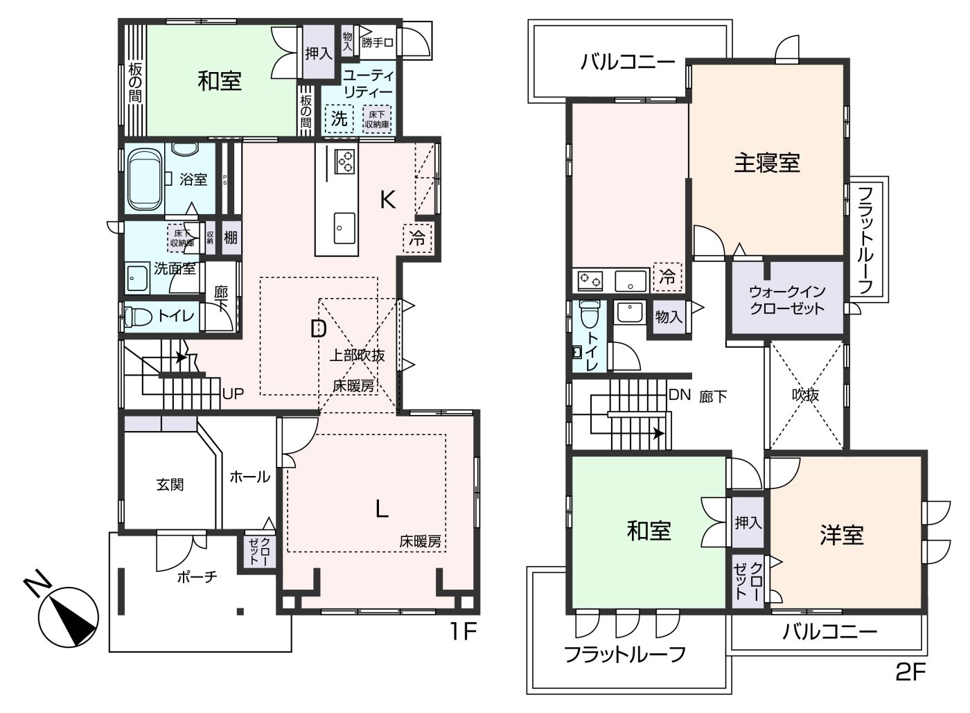 掲載の間取り図は設計図書を基に描き起こしたもので実際とは多少異なる場合があります。