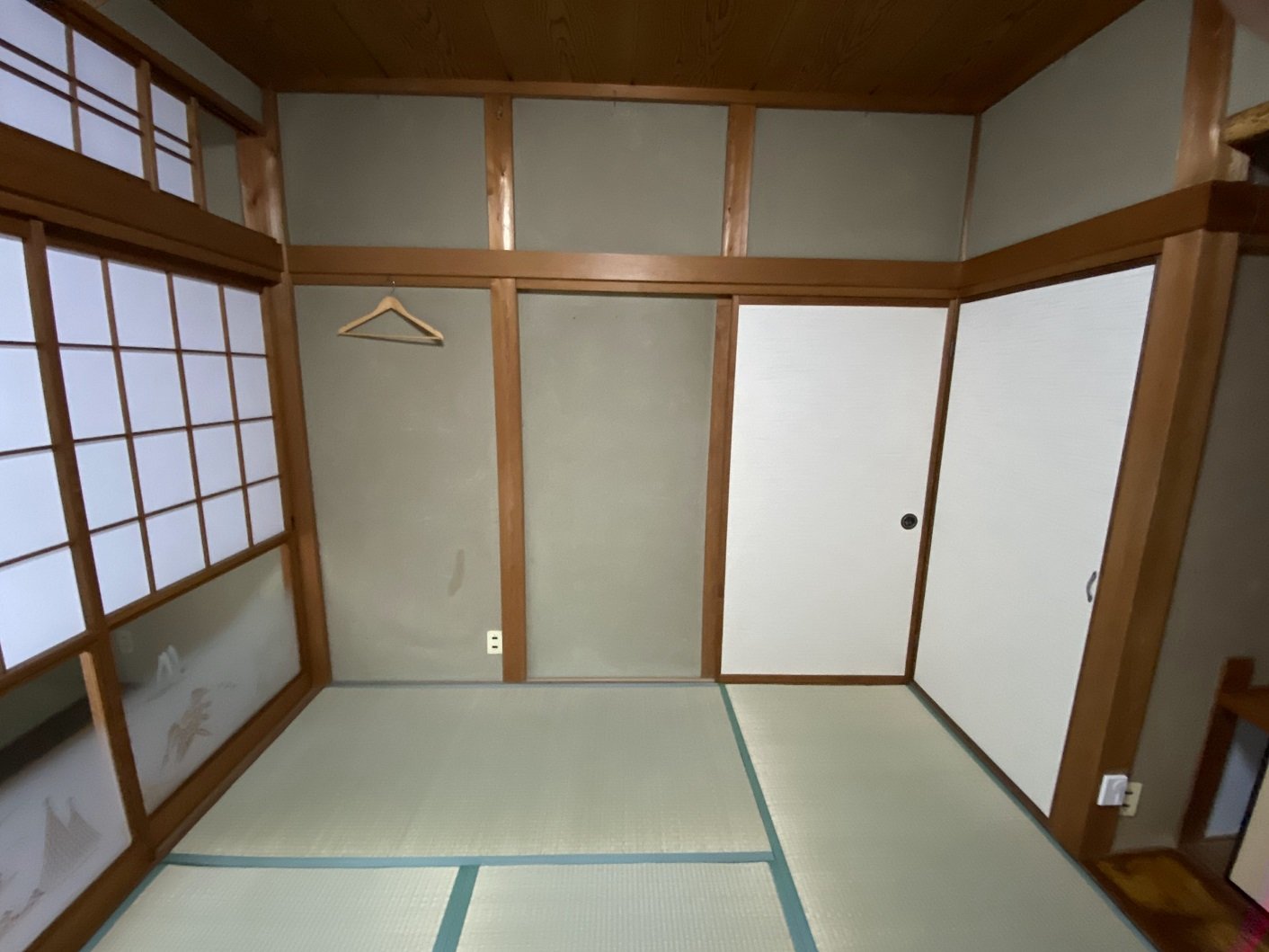 １階和室６帖（床の間・畳・障子：新品へ交換）