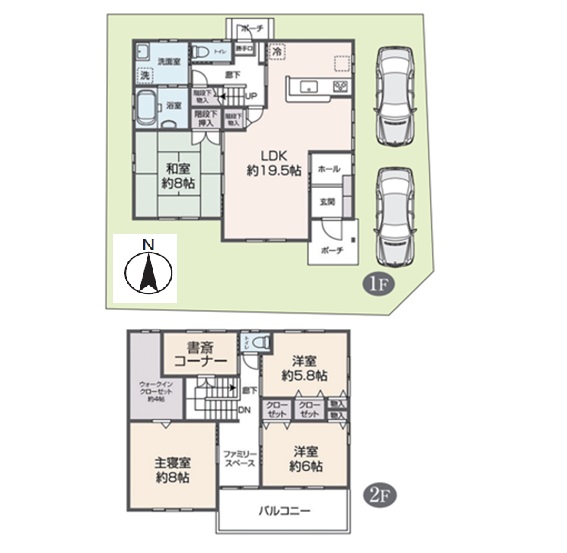 掲載の間取り図は設計図書を基に描き起こしたもので実際とは多少異なる場合があります。