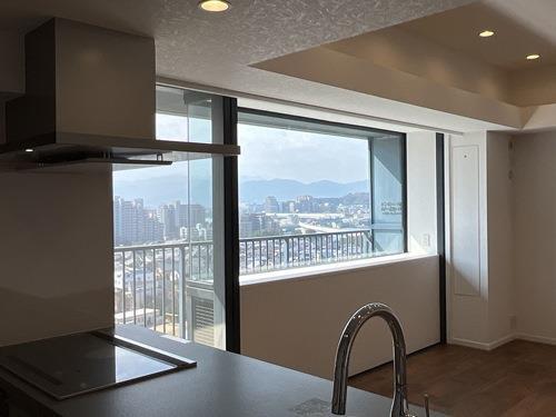 キッチンからの眺望