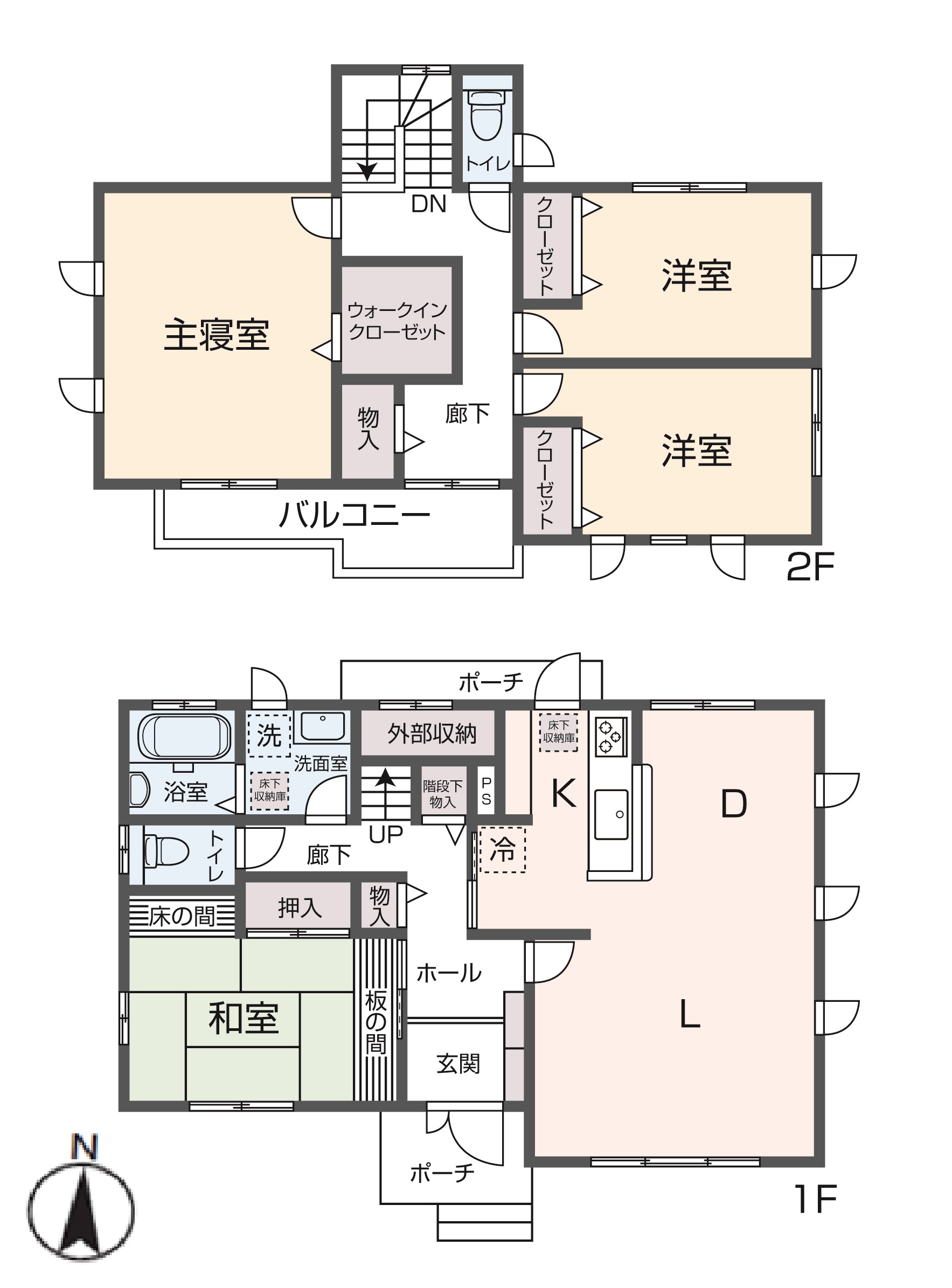 掲載の間取り図は設計図書を基に描き起こしたもので実際とは多少異なる場合があります。