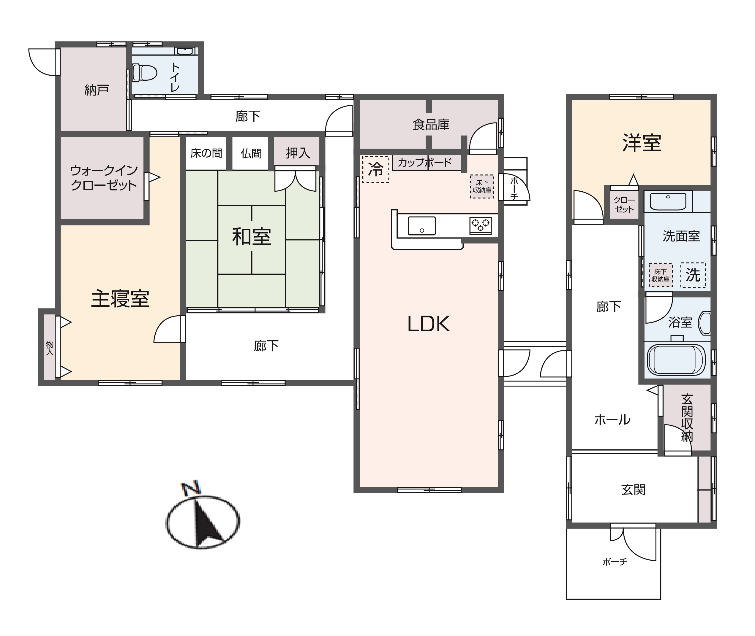 掲載の間取り図は設計図書を基に描き起こしたもので実際とは多少異なる場合があります。