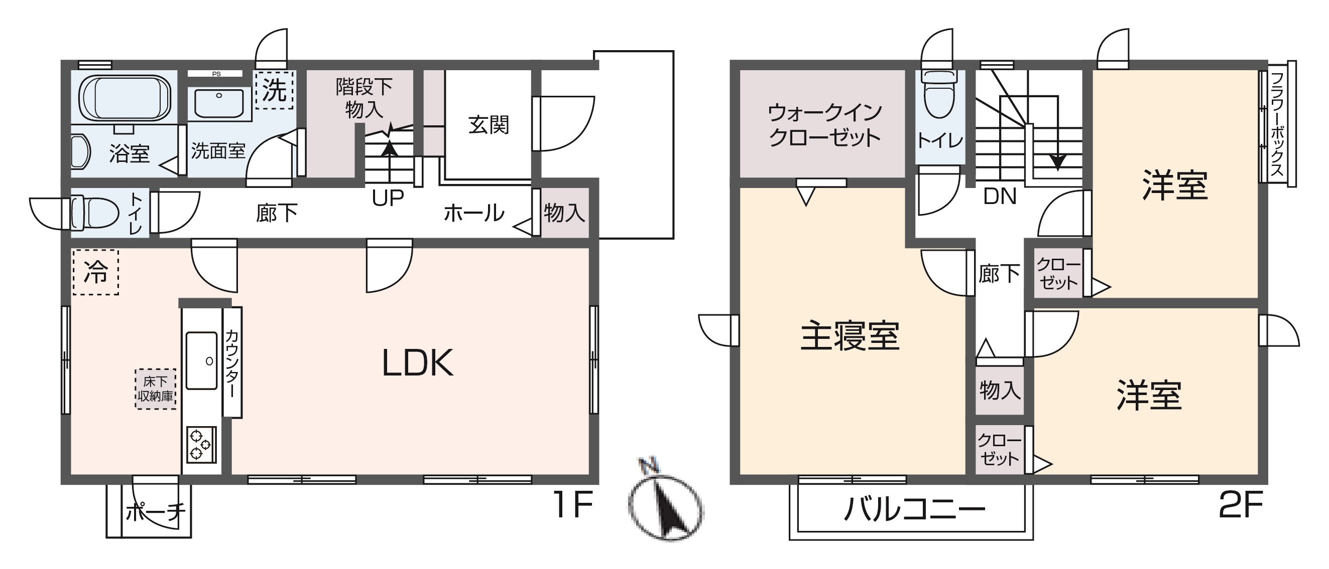 掲載の間取り図は設計図書を基に描き起こしたもので実際とは多少異なる場合があります。