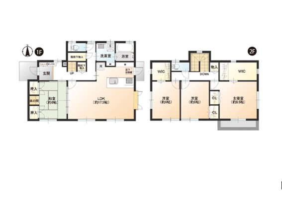 掲載の間取り図は設計図書を基に描き起こしたもので実際とは多少異なる場合があります。