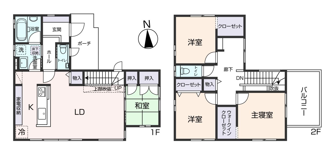 掲載の間取り図は設計図書を基に描き起こしたもので実際とは多少異なる場合があります。