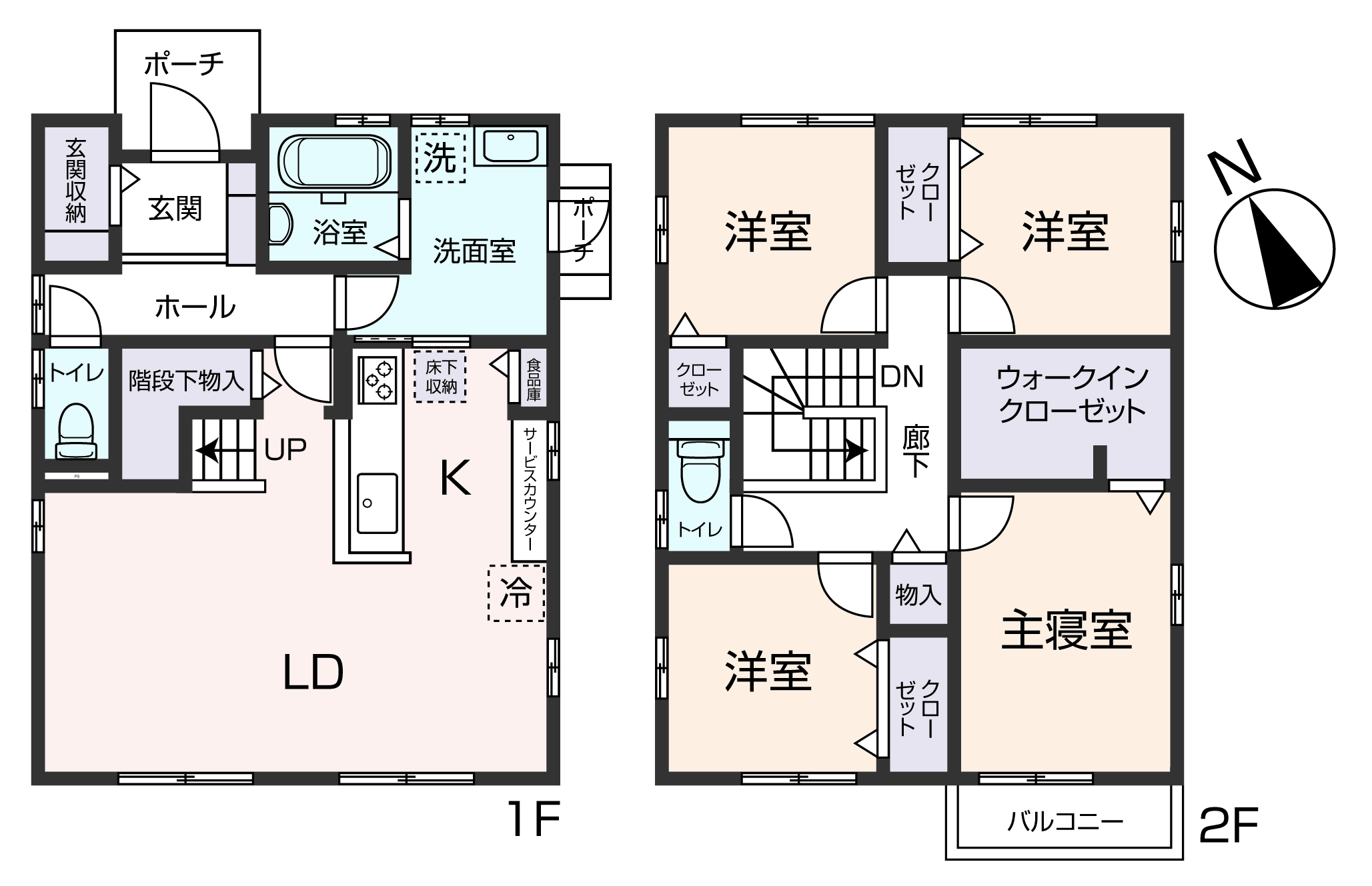 掲載の間取り図は設計図書を基に描き起こしたもので実際とは多少異なる場合があります。